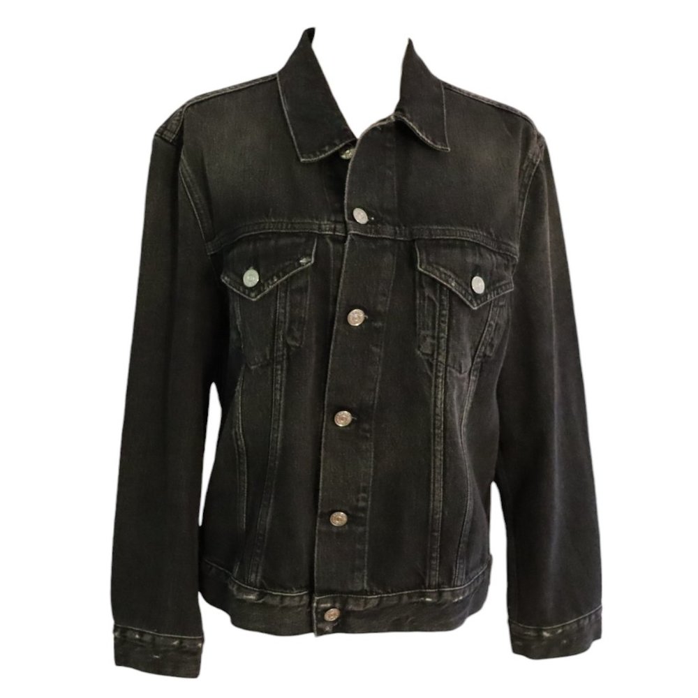 Acne Studios Men's Black Denim Jacket